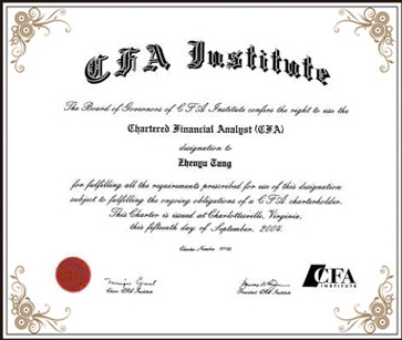 cfa培训